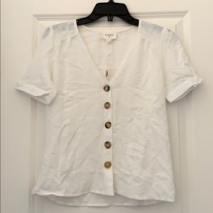 White Everly Blouse